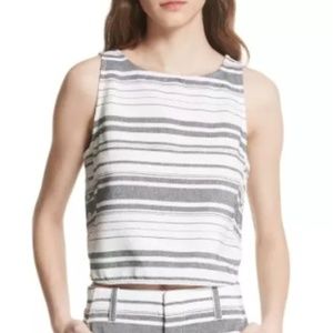 Joie Stripe Cotton Twill Top (Never Worn)